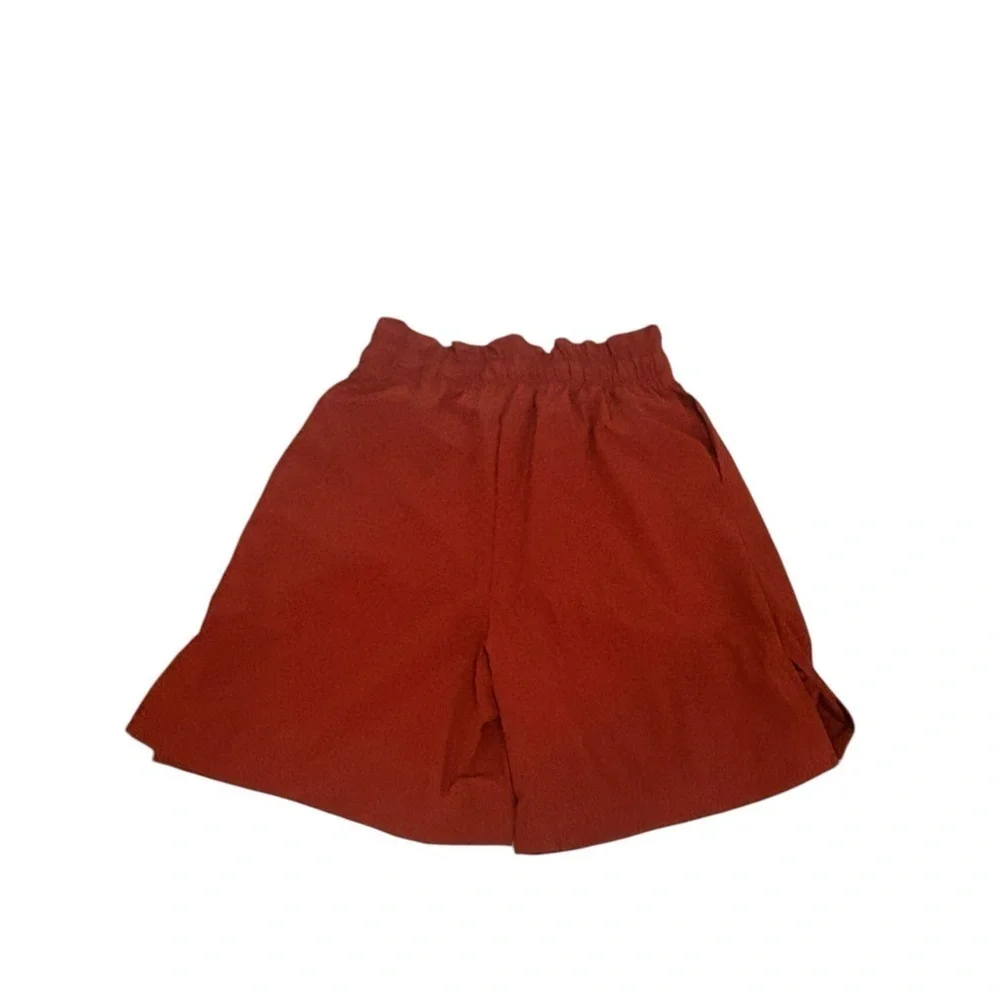 Nike High Rise Woven Shorts Womens M Everyday Modern Loose Fit Burnt Orange